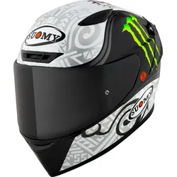 Suomy Track1 Pecco Bagnaia Winter Monster Replica 2023, Integral - Weiß/Grau/Schwarz/Grün - L