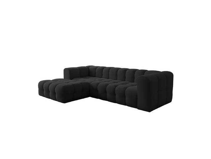 Friderik-EU Ecksofa Baloo L – modernes Design & Komfort mit HR-Schaumstoff-Polsterung, Stoff Tiffany