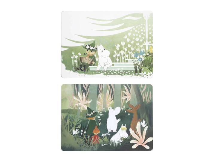 Pluto Design Sets de table Moomin, lot de 2 Multicolore