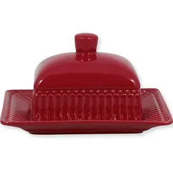 GreenGate Butterdose Alice, L14 x B12 x Höhe 8 cm, claret red
