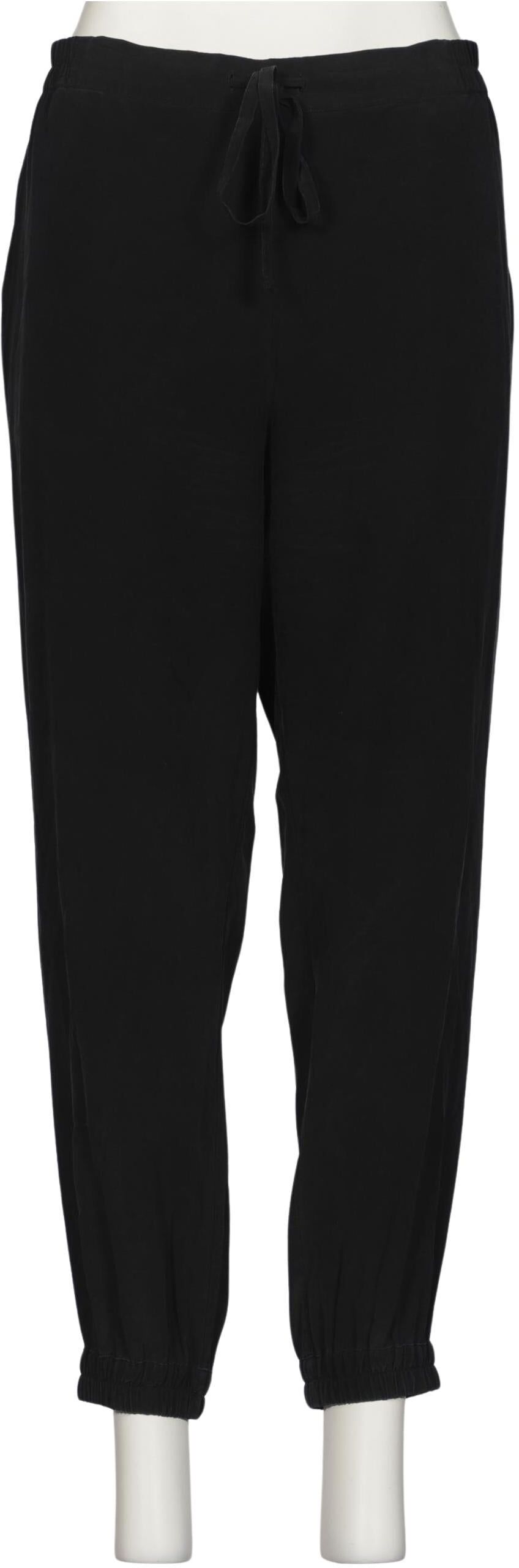 Lilysilk Damen Stoffhose, Schwarz, Gr. W32, Seide - Second Hand
