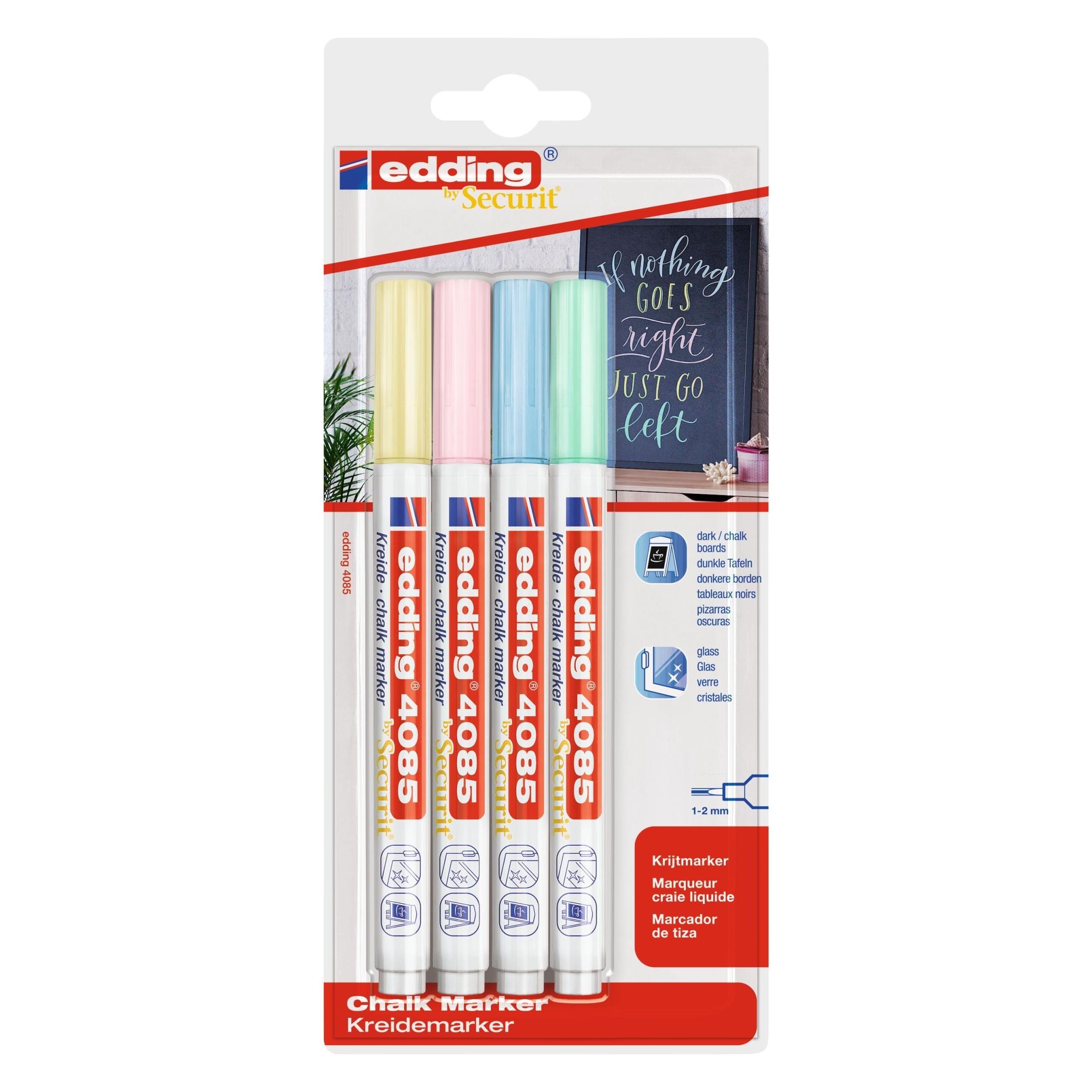 Edding Kreidemarker (4x) (4-4085-4-1PAS)