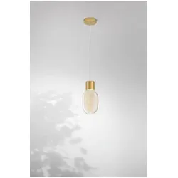 Fabas Luce 3768-40-365 Lapo Pendelleuchten 12W Cognac