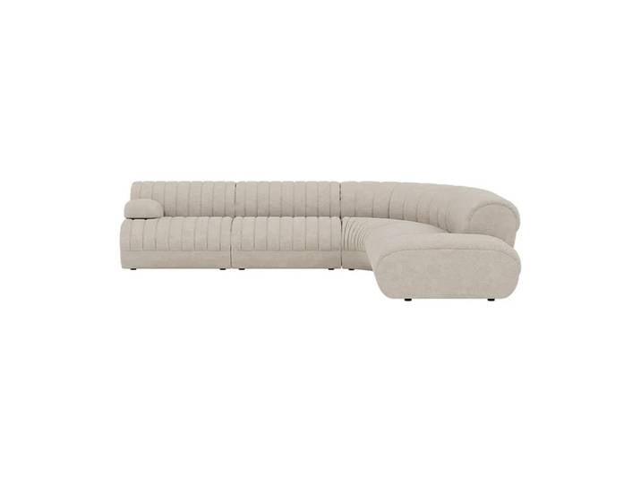 Muuto Coltre Modulsofa Konfiguration 2, Turf-Sand, Ecksofa