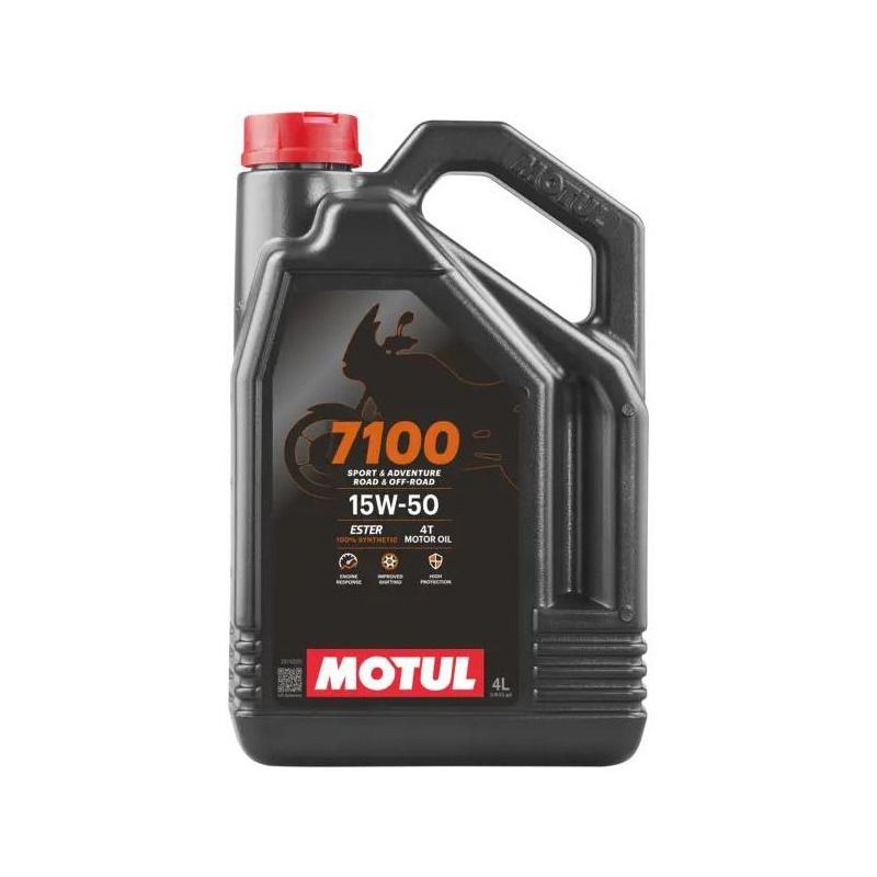Huile moteur 4T Motul 7100 4T 15W50 4L