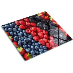 GLASPLATTE 60x52 cm Waldfrüchte