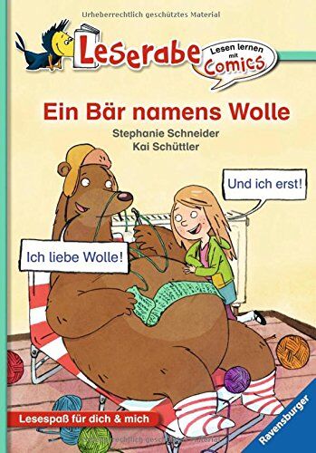 Stephanie Schneider - Lesen lernen mit Comics: Ein Bär namens Wolle (HC - Lesen lernen mit Comics) - Preis vom 09.10.2026 07:28:09 h