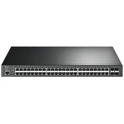 TP-Link TL-SG3452P (52 Ports), Netzwerk Switch, Schwarz