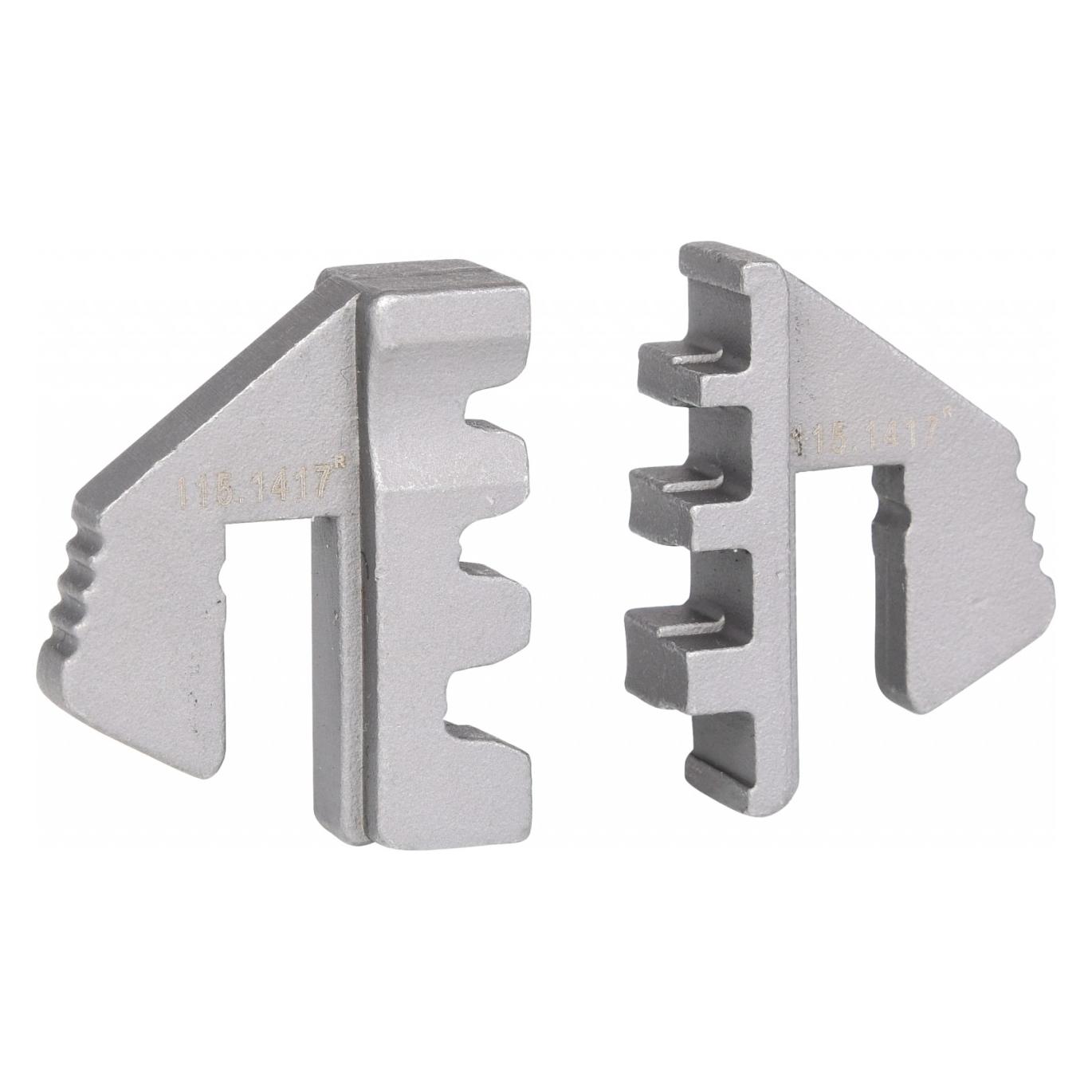 KS Tools Paar Crimp-Einsätze für Flachstecker 4,8 und 6,3 mm, Ø 0,5 (115.1417)