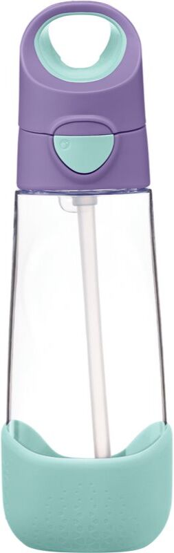 b.box Bottle with Straw bouteille avec paille Lilac Pop 1 pcs