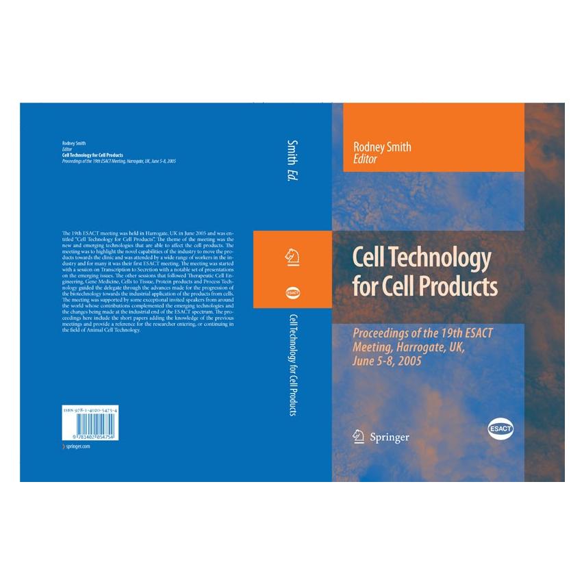 Springer Cell Technology for Cell Products (Englisch, Rodney Smith, 2007) (9781402054754)