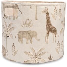 Crane Baby Kendi Safari Canvas Storage Bin