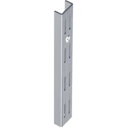 ELEMENT SYSTEM Wandschiene L.500 mm weißaluminum Stahl zweireihige Lochung - 10001-00046