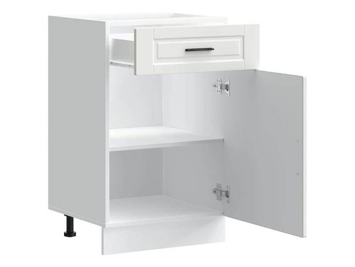 Printemps 2026 Soldes Buffet de cuisine - Meuble Rangement - Porto blanc Bois d'ingénierie 5775138