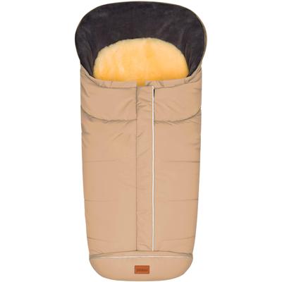 Fußsack FILLIKID "Nanga Lammfell, Winterfußsack", Kinder, beige (natur), Lammfell, Polyester, Fußsäcke Fußsack, mit herausnehmbarer Lammfellauflage