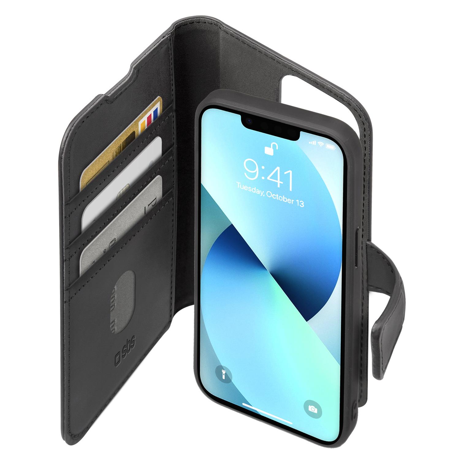 SBS Klapphülle (Apple iPhone 13, Apple iPhone 14) (TEBKDETIP13K)
