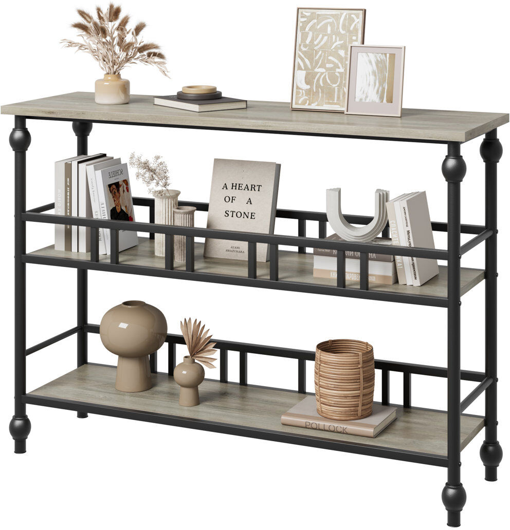 Trent Austin Design 109cm Console Table Grey 80cm H X 109.2cm W X 30cm D