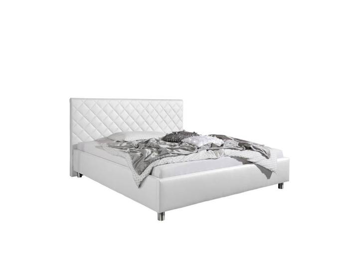 Livetastic Polsterbett Baltimore, Weiß, Metall, 160x200 cm, Made in Germany, für Lattenrost geeignet, Schlafzimmer, Betten, Polsterbetten