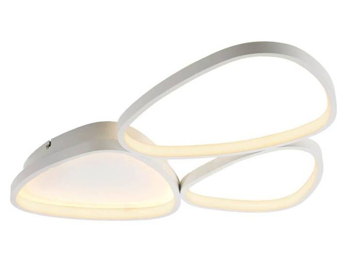 JUST LIGHT PEBBLES Plafonnier LED blanc chaud\, dimmable\, 26\,5 W\, blanc\, 14049-16