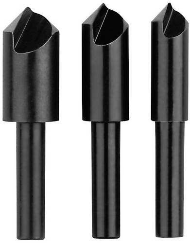 Bosch Accessories 2609255124 Kegelsenker-Set 3teilig 8 mm, 10 mm, 12mm Werkzeugstahl Zylinderschaft 1 Set