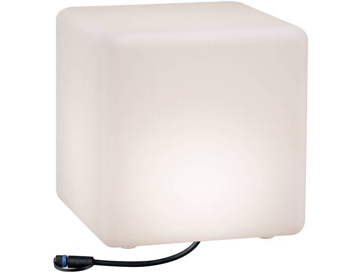 LED Würfel PAULMANN Plug & Shine , weiß, B:30cm H:30cm T:30cm, Leuchten, LED Würfel, LED-Modul, IP67 3000K 24V