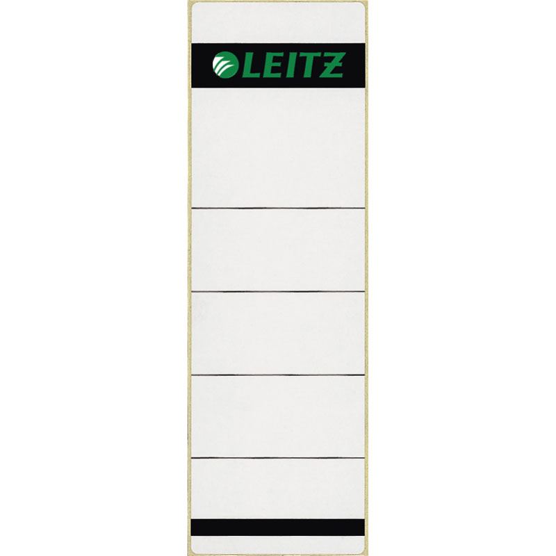 LEITZ 10 Ordneretiketten 1642 grau für 8,0 cm Rückenbreite