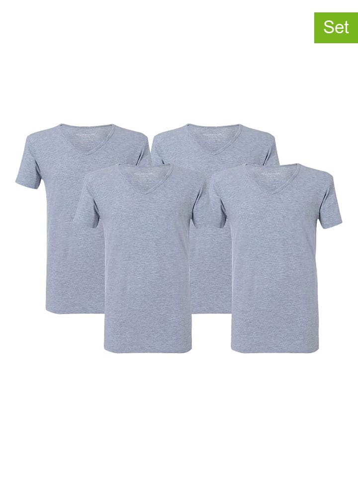 McGregor 4er-Set: Shirts in Grau - L