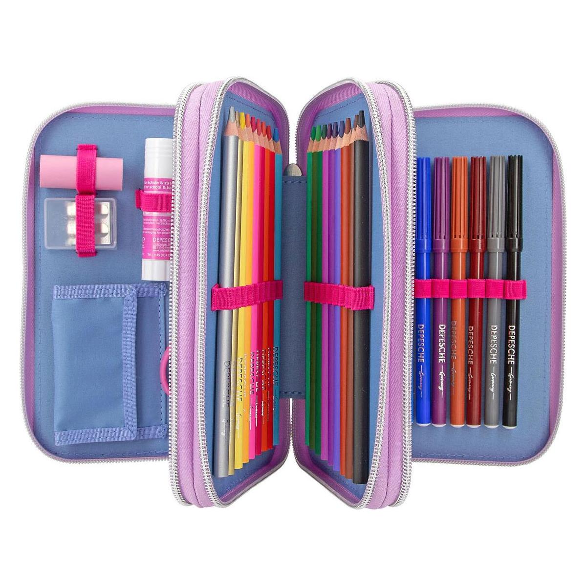 Depesche TOPModel Triple Pencil Case FLASH ( 0412749 ) (0412749)