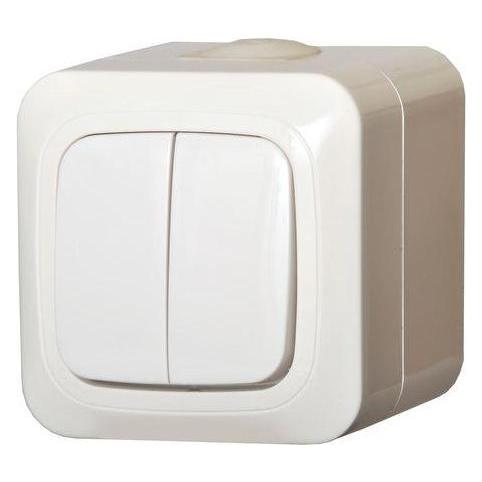 Liregus SWITCH PJ5.10-008 WHITE 2G HERMI (PJ5.10-008.B)