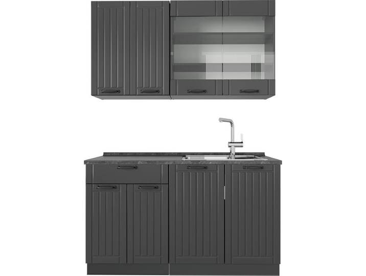 Cuisine Vicco Fame-Line Gris foncé 140cm sans PT\, Model 57253