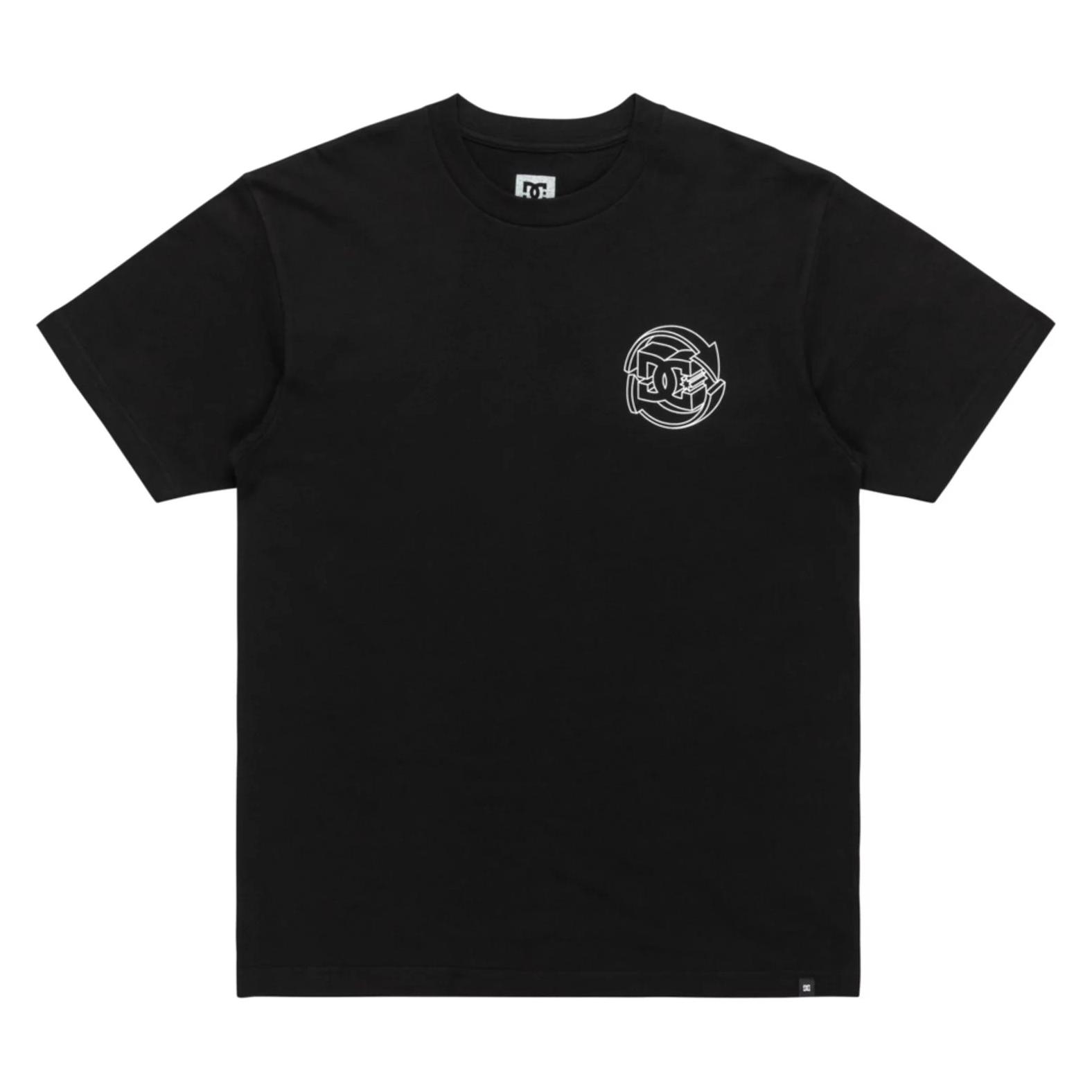 DC Shoes Dimensional SS Tee Schwarz (M) (ADYZT05452-KVJ0)