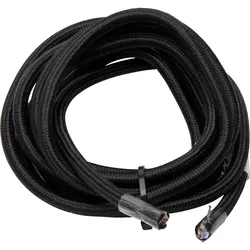 Kopp 151502020 Textilleitung, rund, 2-adrig, 2m, schwarz  - 10 Stück