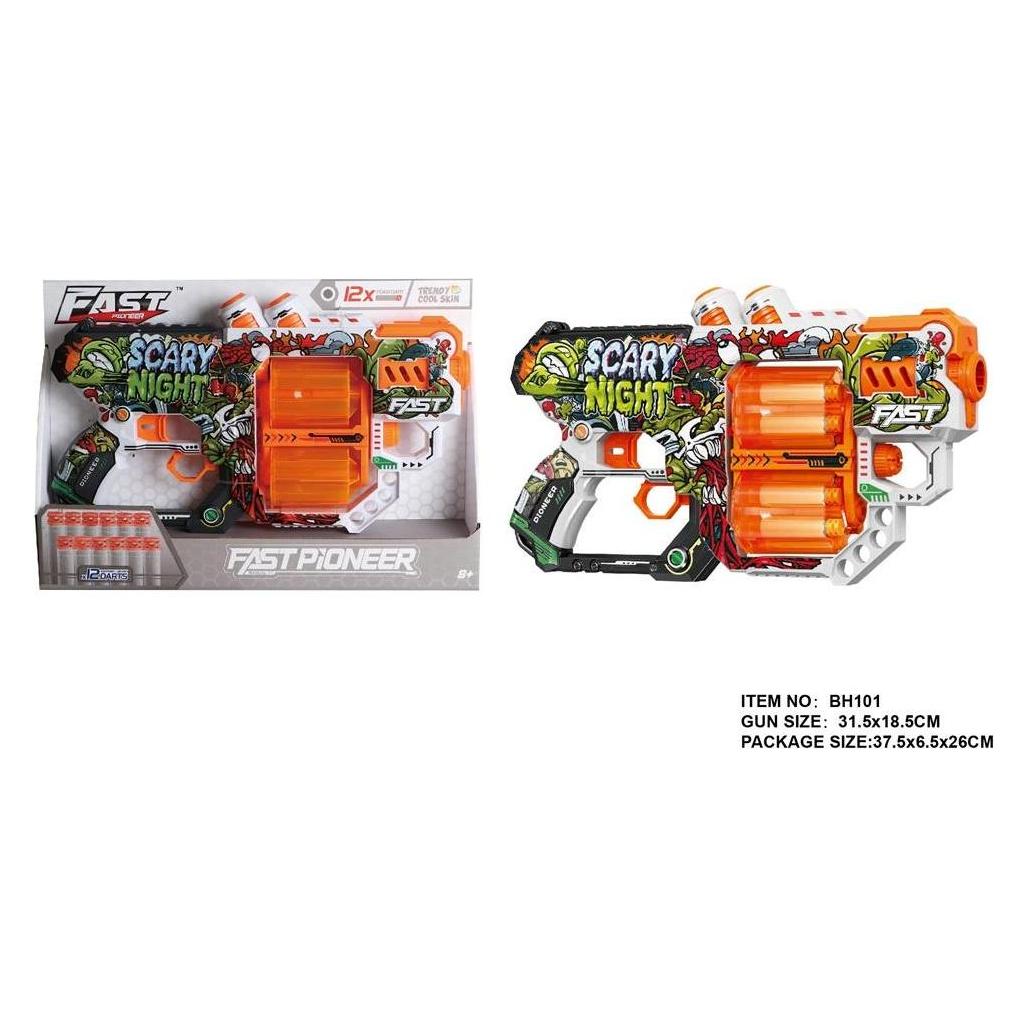 Lean Toys FAST 59707 Wyrzutnia strzałek piankowych BH101 (ZB-177154)