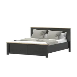 Doppelbett  Toneo , schwarz , Maße (cm): B: 198 H: 103