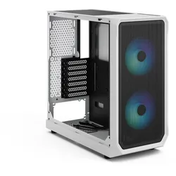 Fractal Design Focus 2 - RGB White TG Clear Tint
