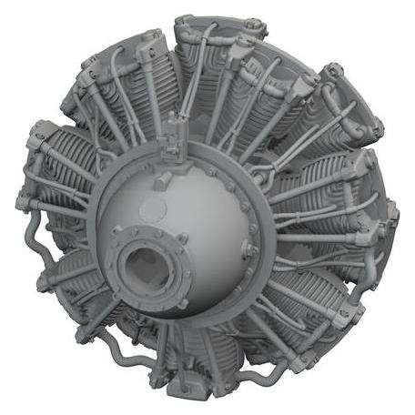 Eduard B-24J engines PRINT HOBBY BOSS (6481029)