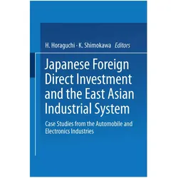 Japanese Foreign Direct Investment and the East Asian Industrial System, Fachbücher