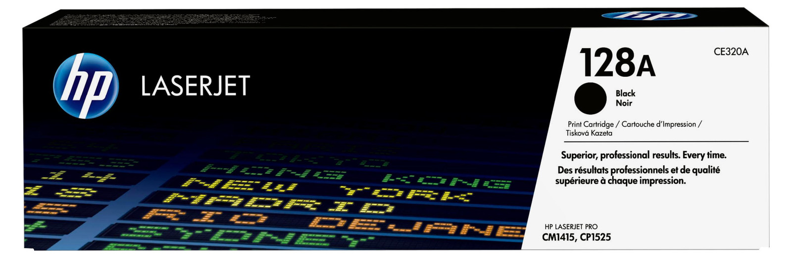 HP Lasertoner CE320A, zwart