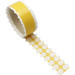 Doppelseitige PET-Klebepunkte, beidseitig stark haftend, 25 mm, 1000 Stück, transparent
