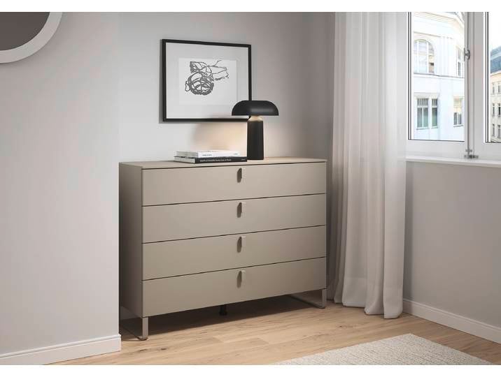 Commode Liora - 91 cm 120cm Marron/Cappuccino