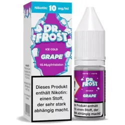 Grape 10ml 10mg NicSalt Liquid by Dr. Frost