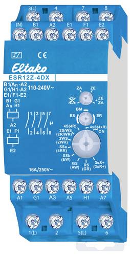 Eltako Stromstoß-Schalter Hutschiene ESR12Z-4DX/110-240V 4 Schließer 16A 1St.