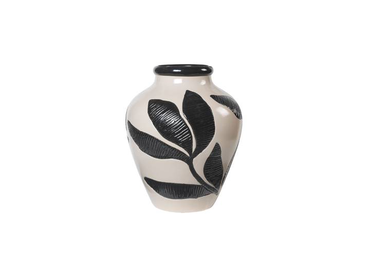 BROSTE COPENHAGEN - Vase Herbert - Noir - Céramique