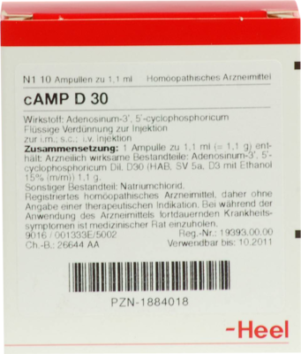 Biologische Heilmittel Heel GmbH CAMP D 30 Ampullen 10 St 01884018