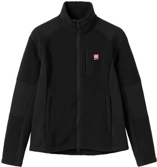 66°North Womens Tindur Shearling Jacket, Black S