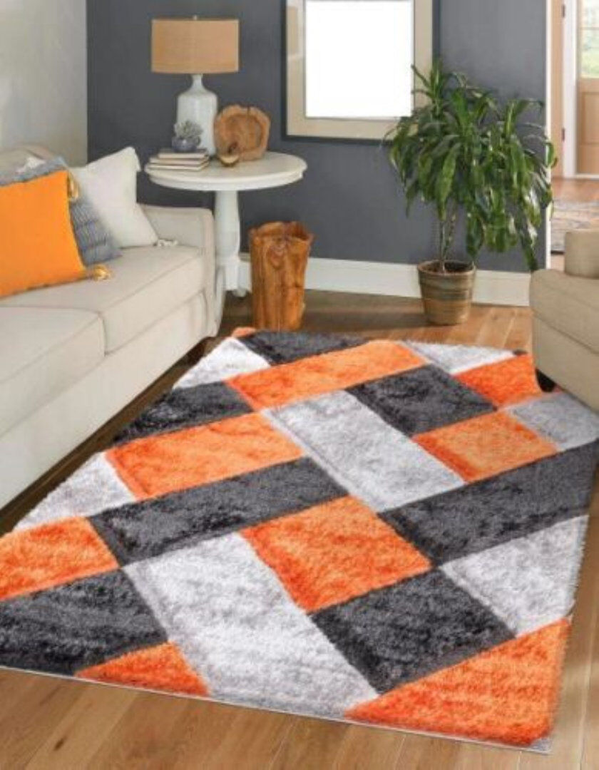 Isabelline Upton Rectangle Geometric Shag Rectangle 160 x 230cm