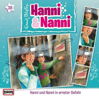 Folge 38: Hanni und Nanni in ernster Gefahr - Enid Blyton,Andre Minninger, Audio, 4064066632458