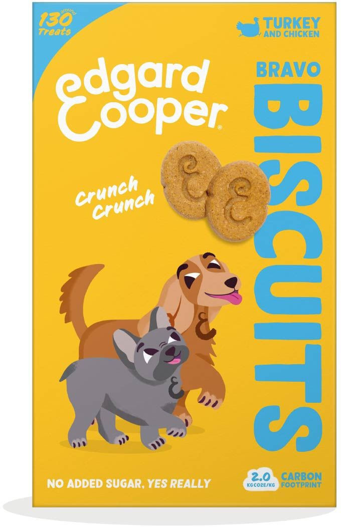 EDGARD COOPER Edgard&Cooper Snack Dog Biscotti Bravo 400G TACCHINO E POLLO