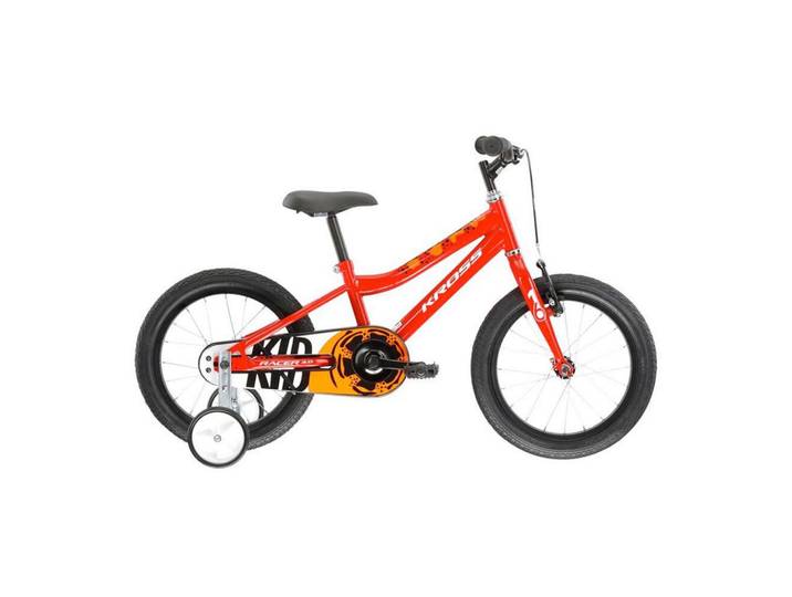 Kinderfahrrad, Orange, Rot, Weiß, Metall, 25x30x50 cm, unisex, Freizeit & Co, Sport & Fitness, Fahrräder, Kinderfahrräder