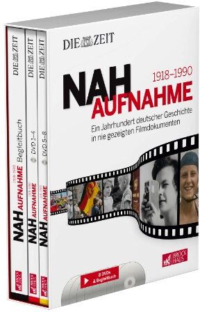 Nahaufnahme - 1918-1990 - Die ZEIT: Ein Jahrhundert deutscher Geschichte in nie gezeigten Filmdokumenten, 1918-1990, 8 DVDs plus Begleitbuch - Preis vom 11.10.2026 15:43:13 h
